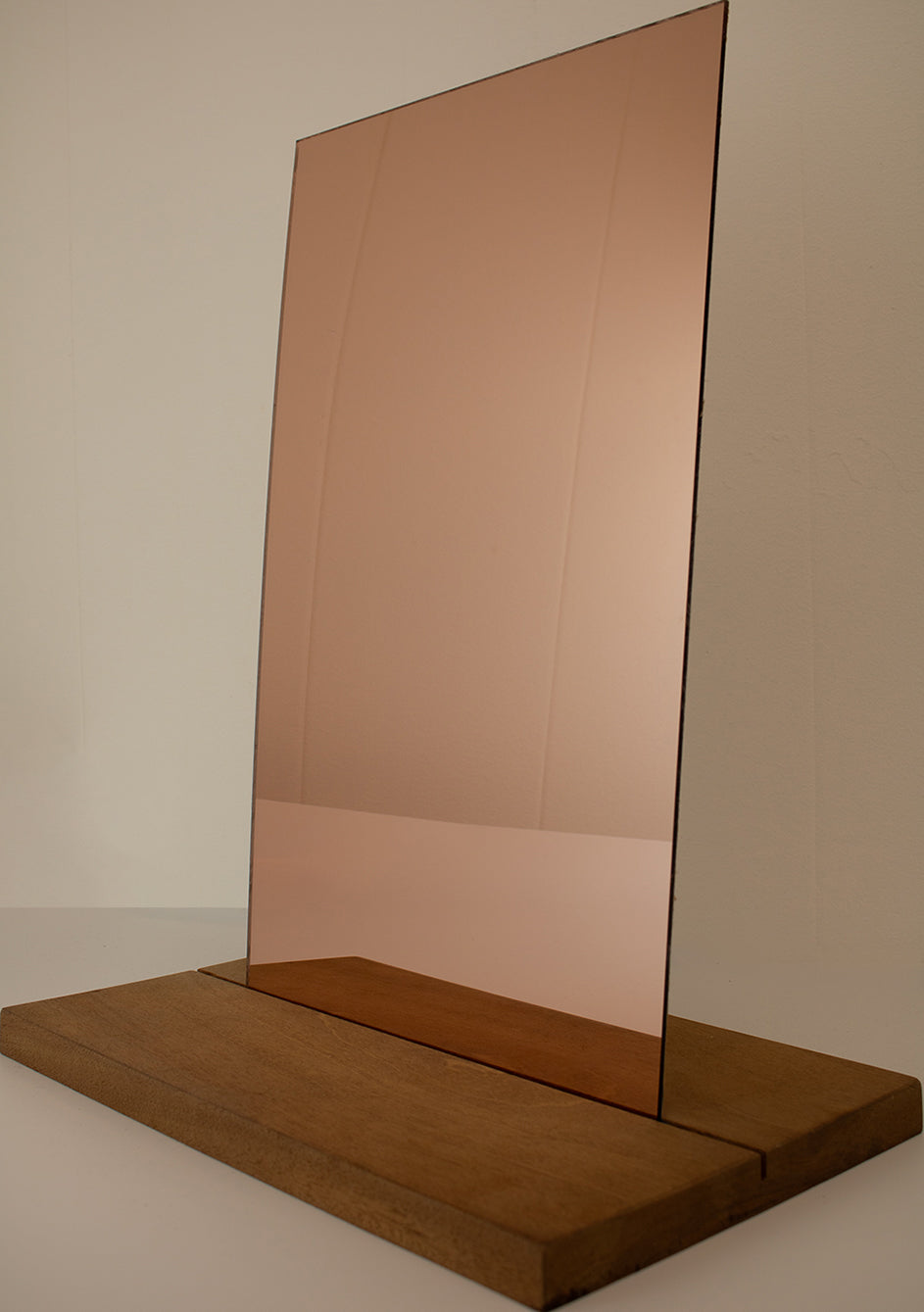 1/8 Acrylic Mirror Sheet,Rose Gold 12 x 12 Mirrored Acrylic Lucite  Plexiglass Sheet (Actual Size 11.875 x 11.875)