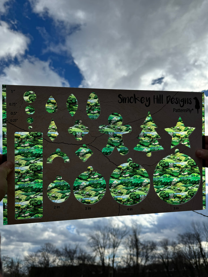 PatternPly® Transparent Stained Glass Countryside