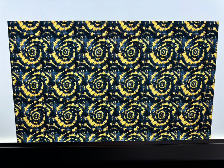 PatternPly® Transparent Gold and Black Tie Dye