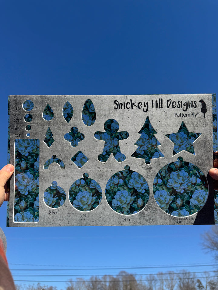 PatternPly® Transparent Stained Glass Gardenias