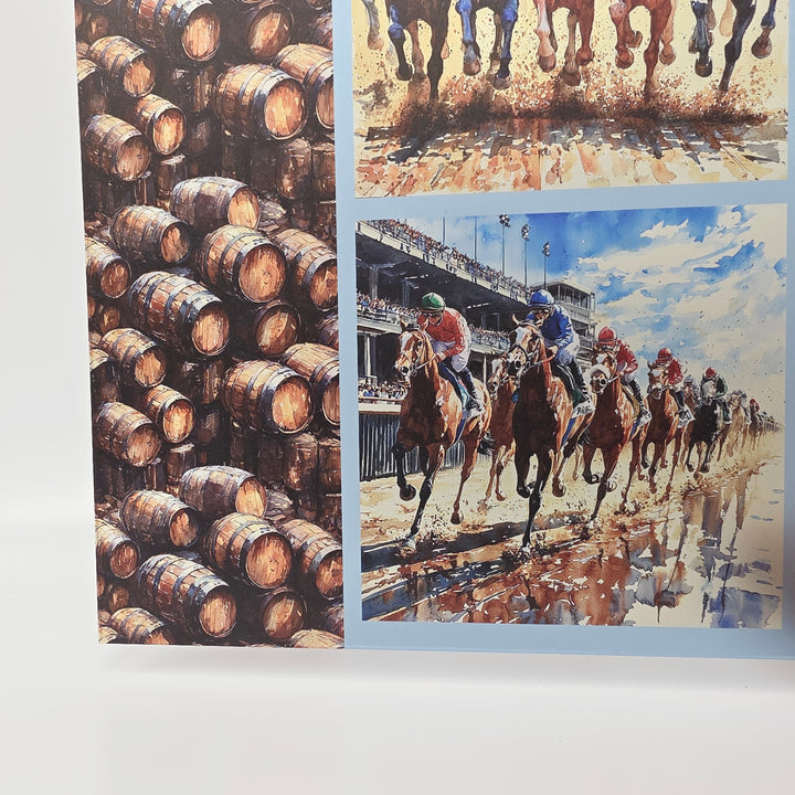 PatternPly® Transparent Derby and Barrels LARGE