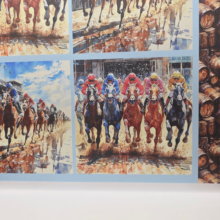 PatternPly® Transparent Derby and Barrels LARGE