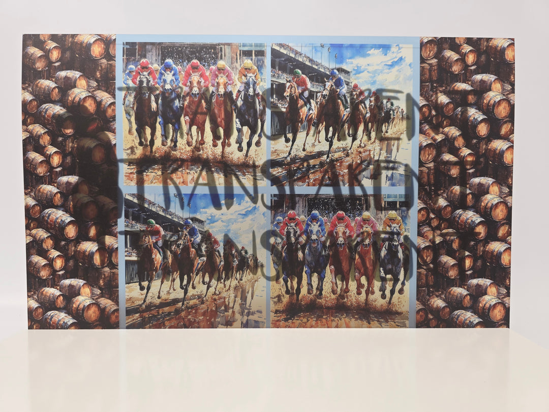 PatternPly® Transparent Derby and Barrels LARGE