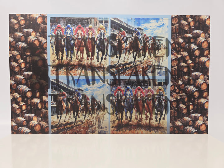 PatternPly® Transparent Derby and Barrels LARGE