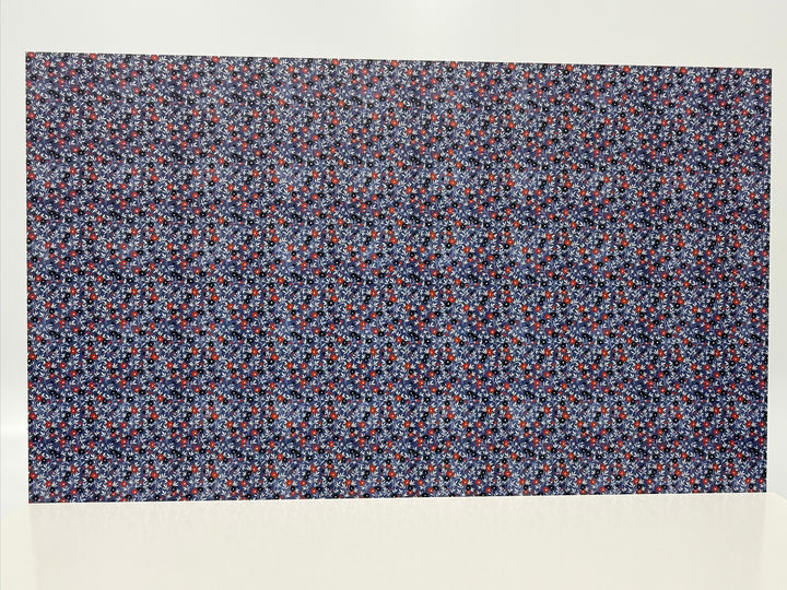 PatternPly® Patriotic Poppies on Denim