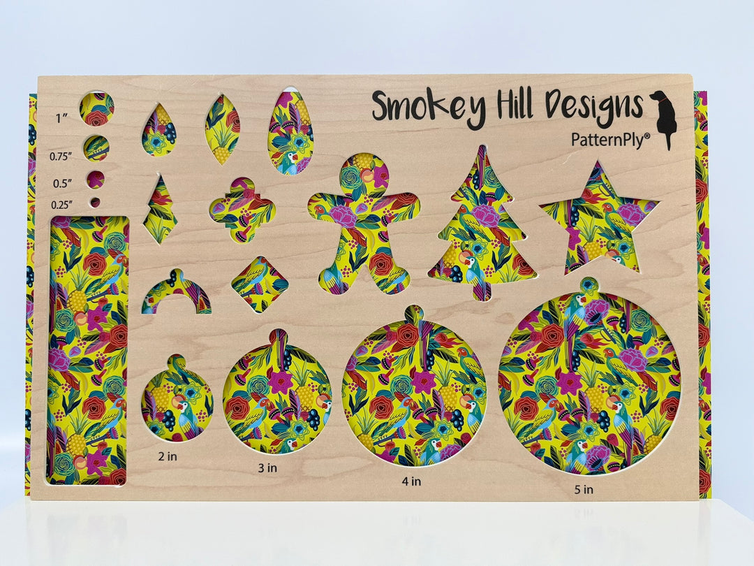 PatternPly® Birds in Paradise on Yellow LARGE