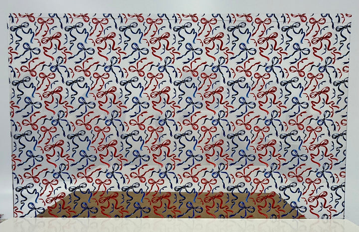 PatternPly® Scattered Patriotic Coquette Bows LARGE