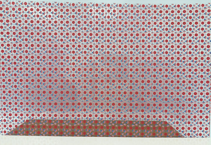 PatternPly® Scattered Patriotic Hearts and Stars MICRO