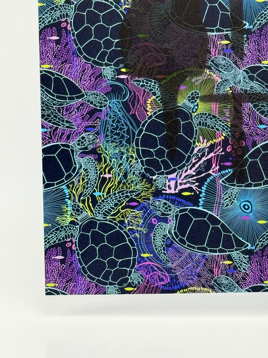 PatternPly® Transparent Glowing Sea Turtles