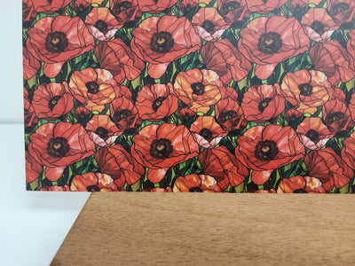 PatternPly® Stained Glass Poppies