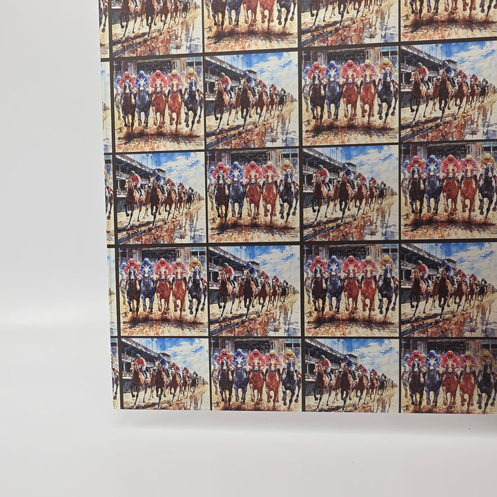 PatternPly® Transparent Race Horses MINI