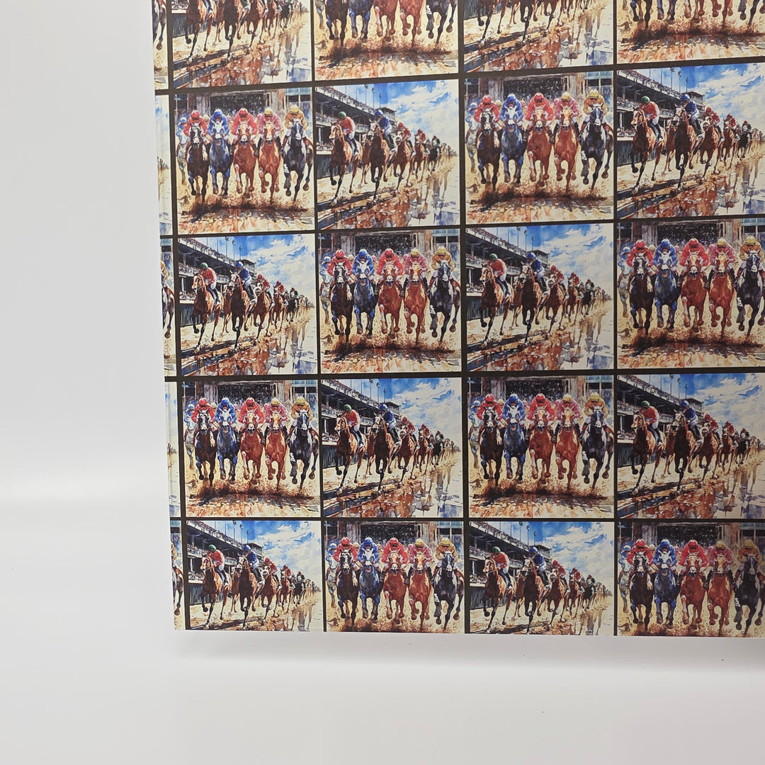 PatternPly® Transparent Race Horses MINI