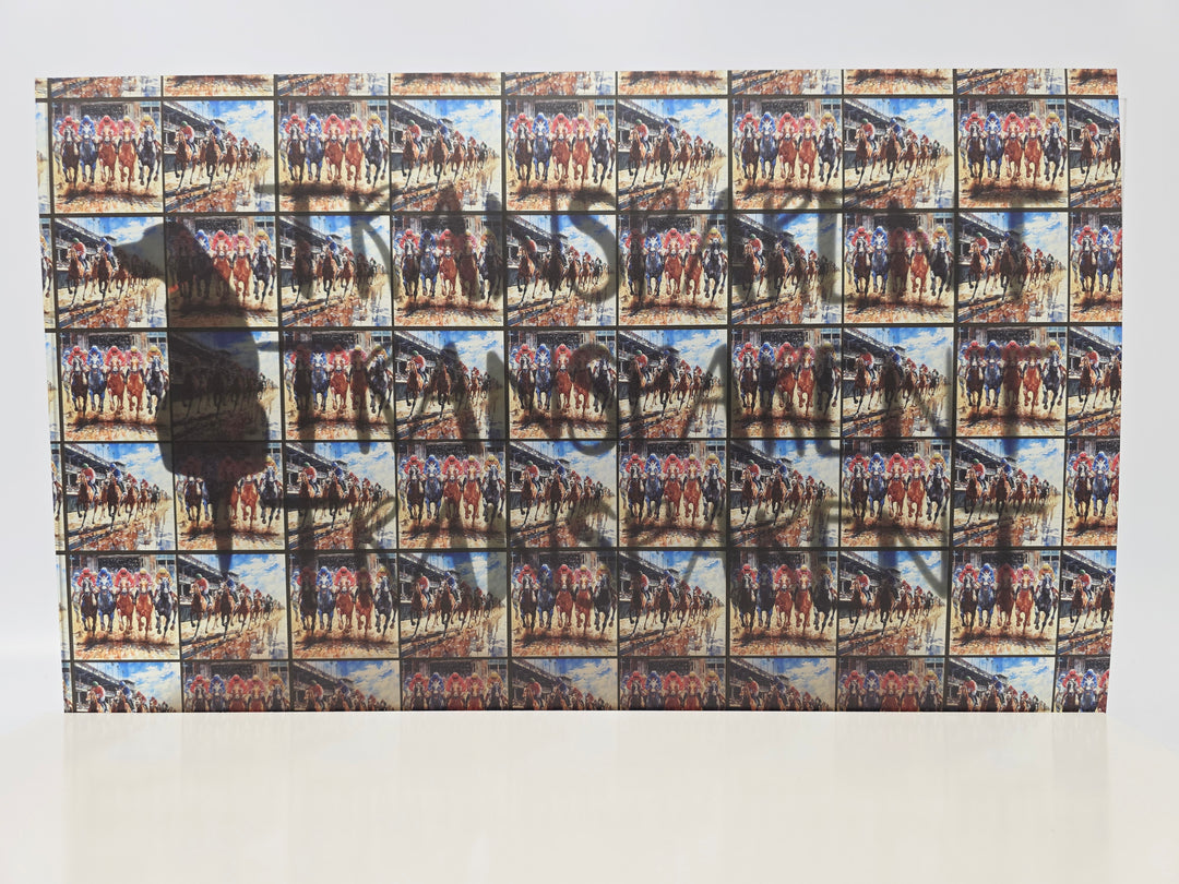 PatternPly® Transparent Race Horses MINI