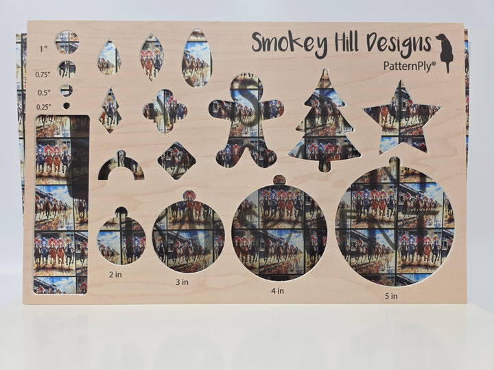 PatternPly® Transparent Race Horses MINI