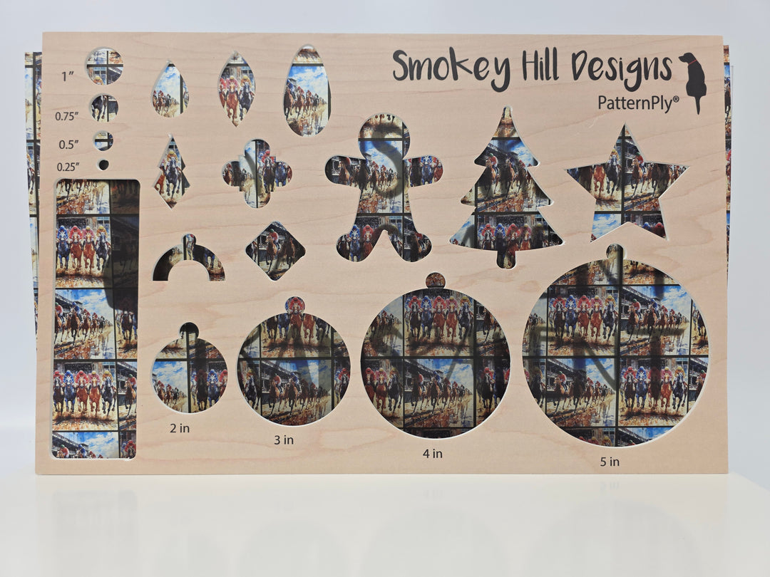 PatternPly® Transparent Race Horses MINI