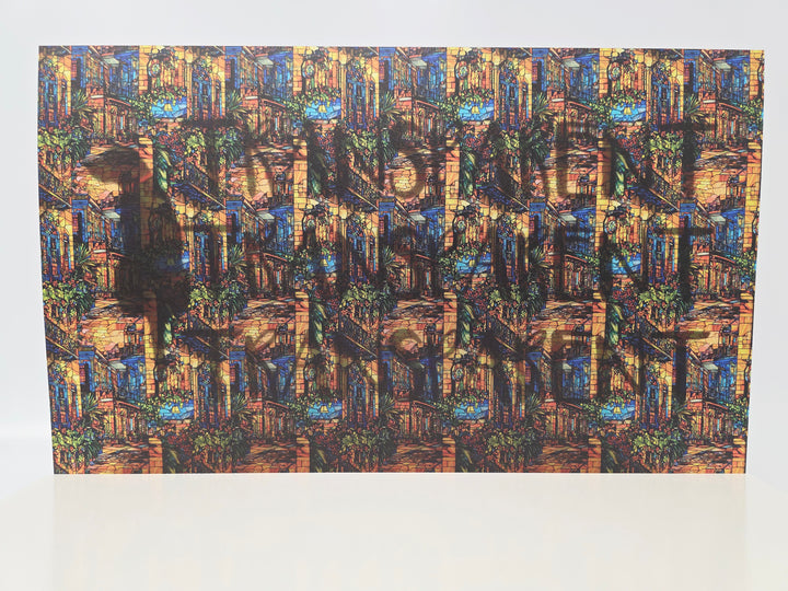 PatternPly® Transparent Stained Glass French Quarter