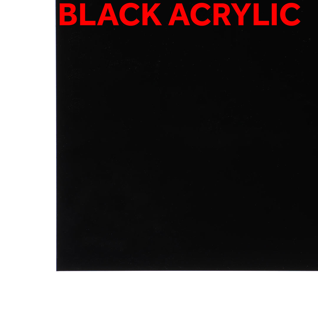 1/16" Black Acrylic (per sheet)