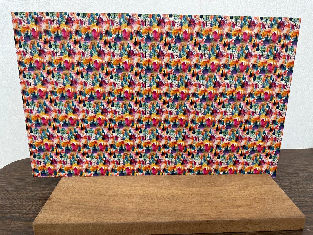 PatternPly® Jewel Tone Watercolor Trees