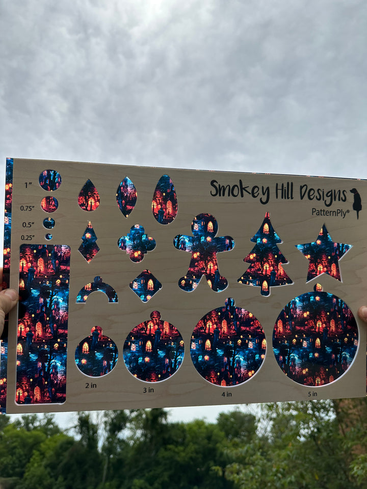 PatternPly® Transparent Post Apocalyptic Stained Glass