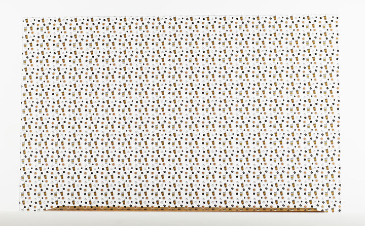 PatternPly® Scattered Coffee Cups and Beans