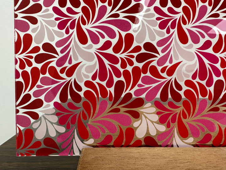 PatternPly® Scattered Red, White, and Pink Petals