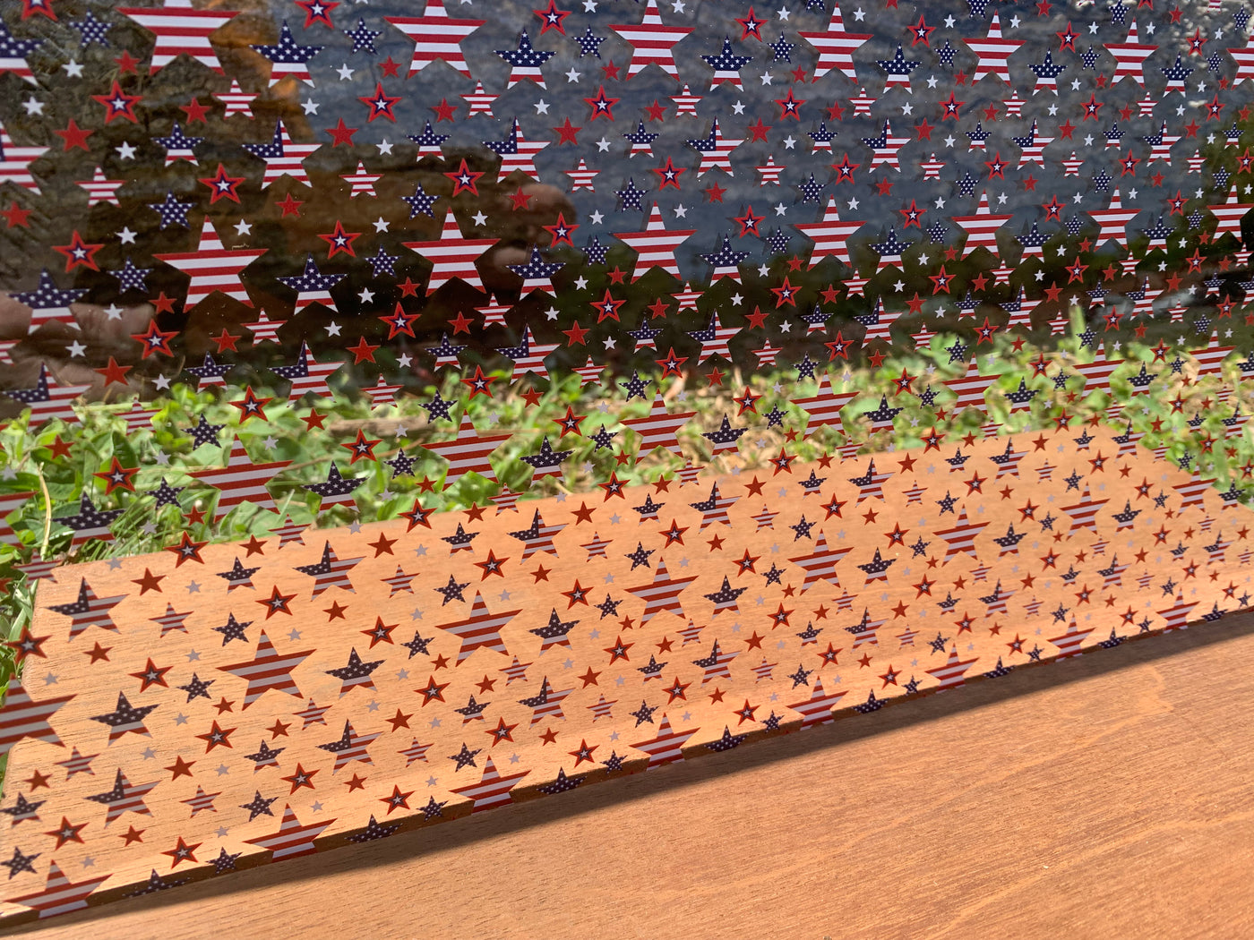 PatternPly® Scattered Mini Patriotic Stars