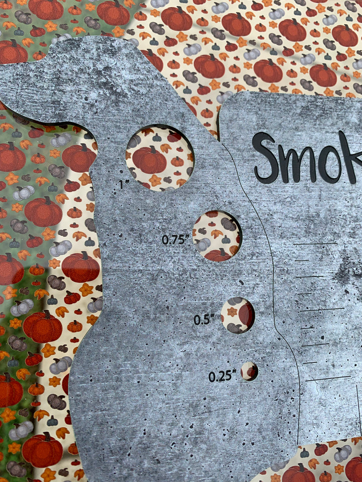 PatternPly® Scattered Gray and Orange Pumpkins