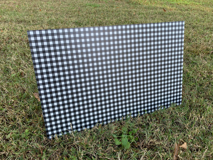 PatternPly® Black and White Buffalo Plaid