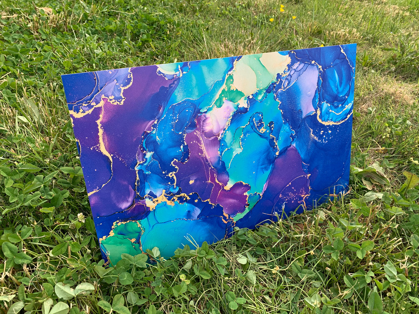 PatternPly® Blue and Purple Paint Swirls