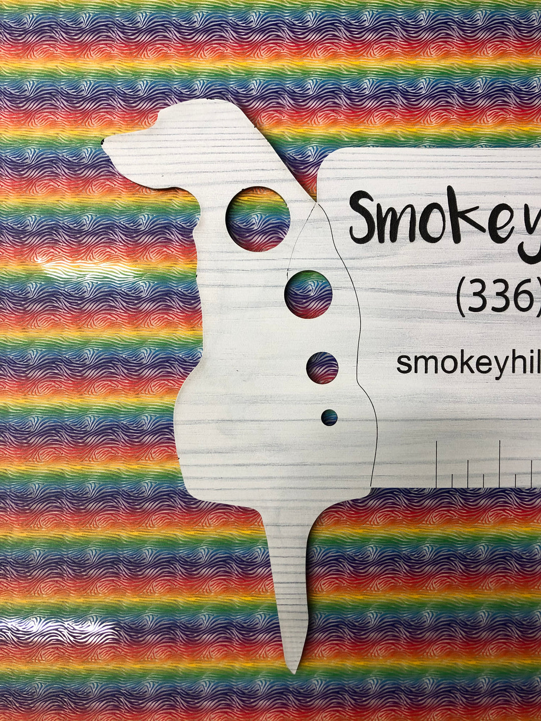 PatternPly® Scattered Micro Rainbow Zebra Stripes