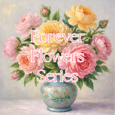 Transparent Forever Flowers Series Art Scenes