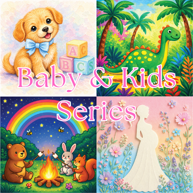 Transparent Baby & Kids Series Art Scenes