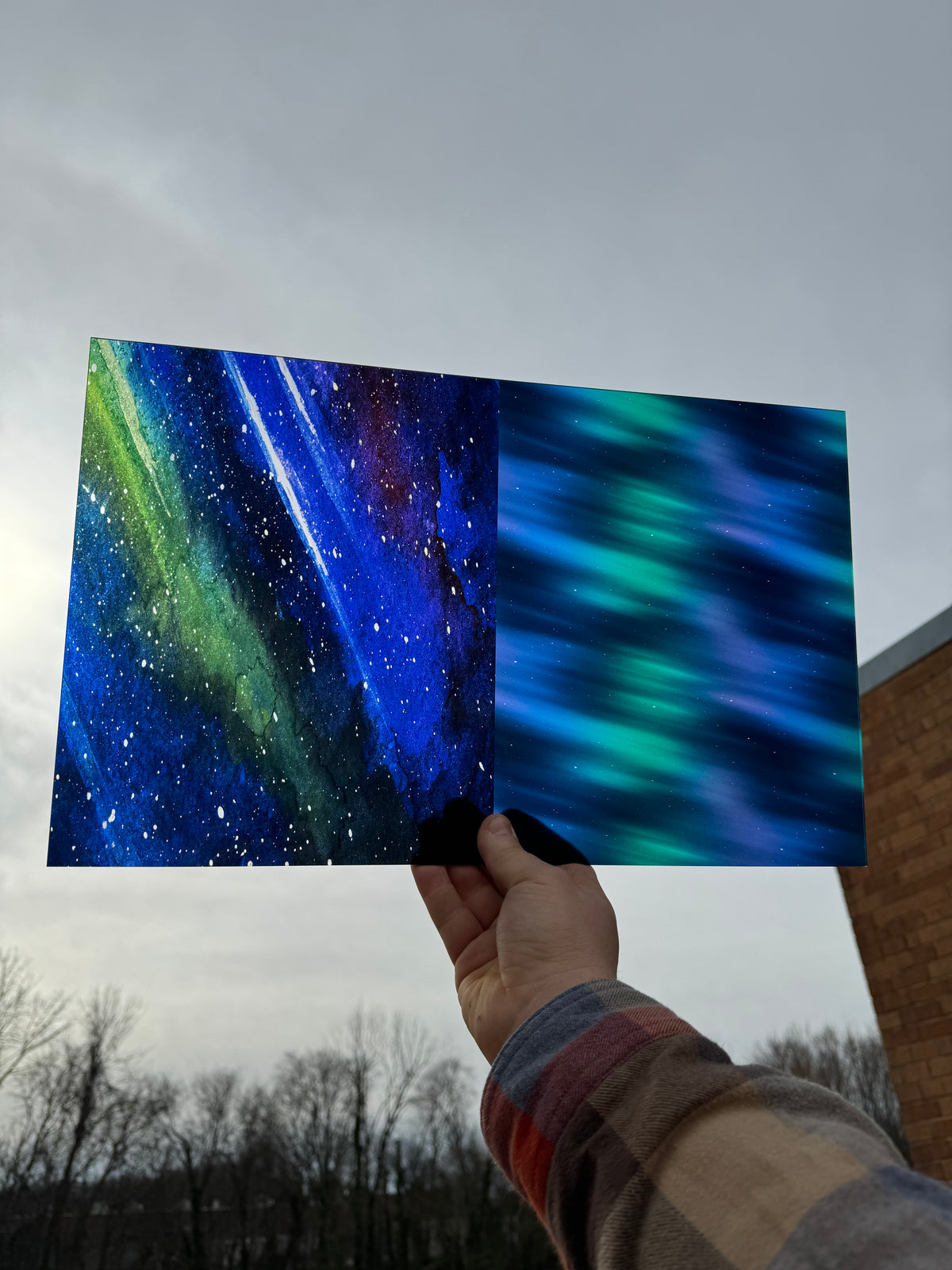 PatternPly® Transparent Northern Lights Duo sheet showing the pattern