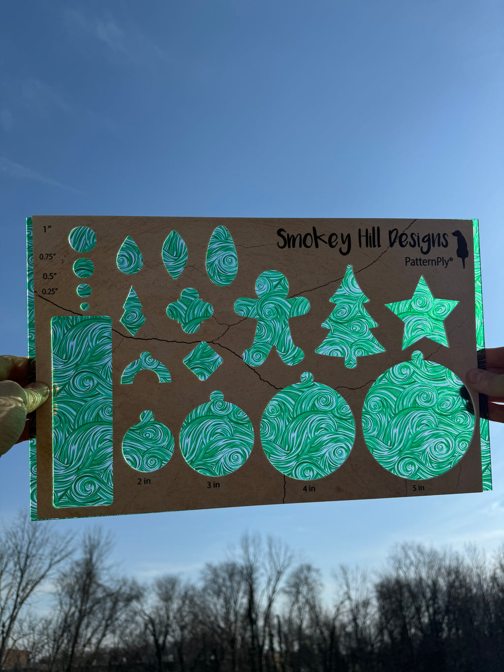 PatternPly® Transparent Emerald Swirls product photo 2