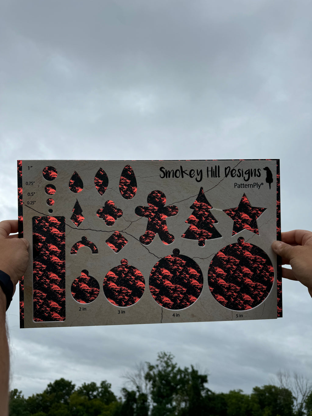 PatternPly® Transparent Red Werewolves product photo 2