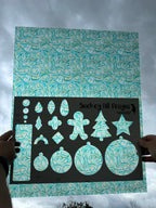 PatternPly® 19x24" Transparent Beachy Swirls Original Scale product photo 2