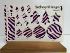 PatternPly® Full Coverage Red White Blue Zebra product photo 2