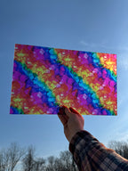 PatternPly® Transparent Rainbow Ink sheet showing the pattern