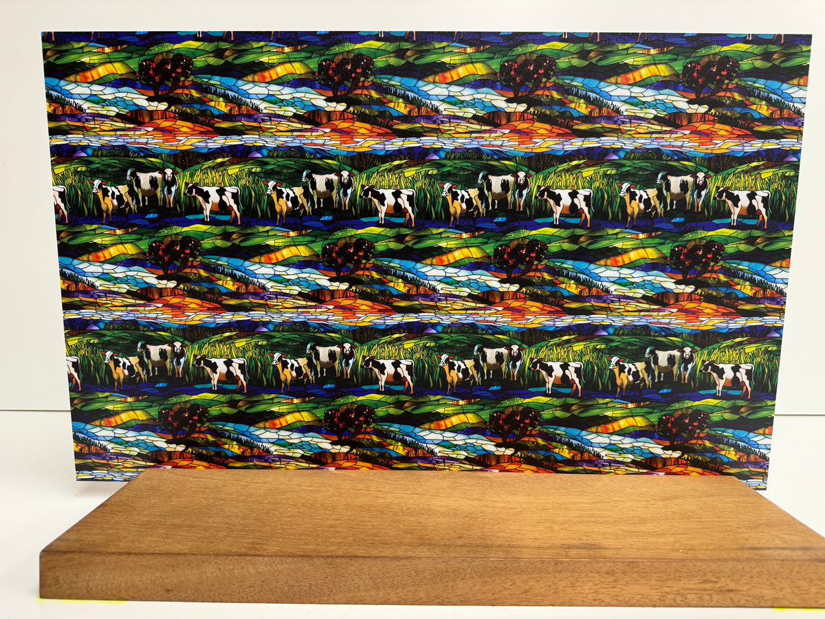 PatternPly® Full Coverage Stained Glass Dairy Cows product photo 3