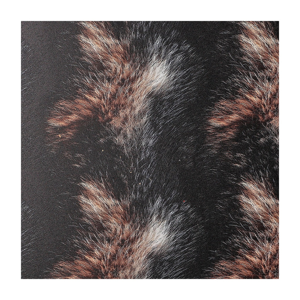 PatternPly® Full Coverage Brown And Black Fur sheet showing the pattern