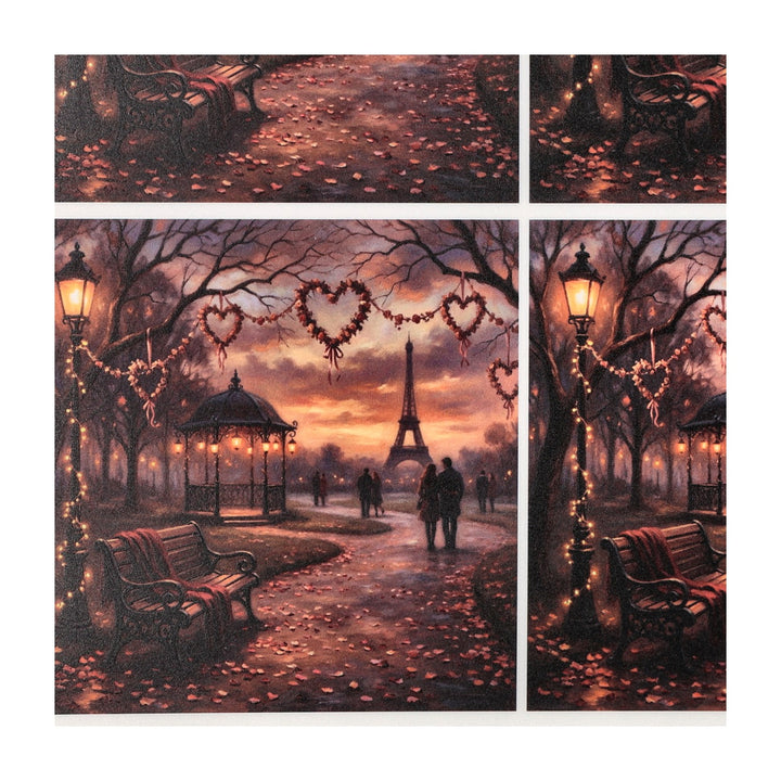 PatternPly® Full Coverage Valentine In Paris 3 sizes