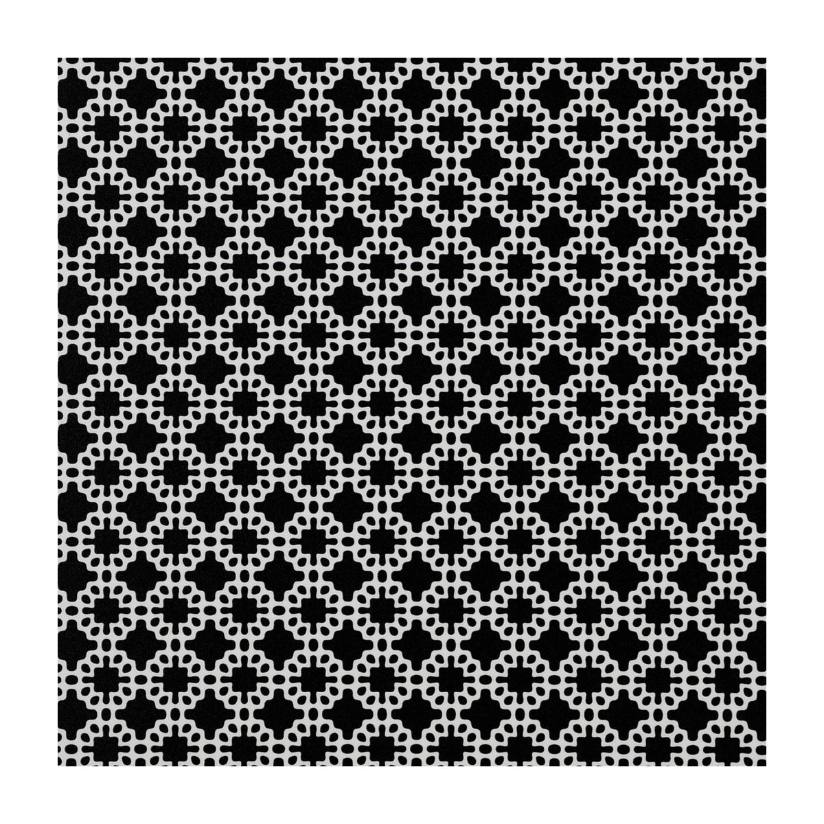 PatternPly® Full Coverage Black Quiet Orbits sheet showing the pattern
