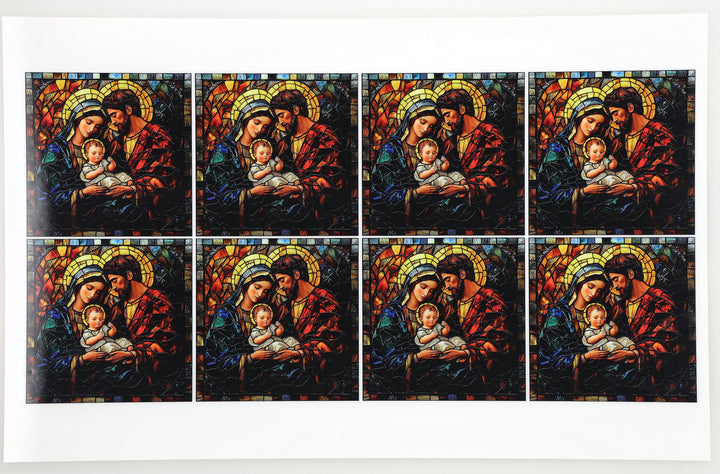 PatternPly® Full Coverage Holy Family Stained Glass Medium