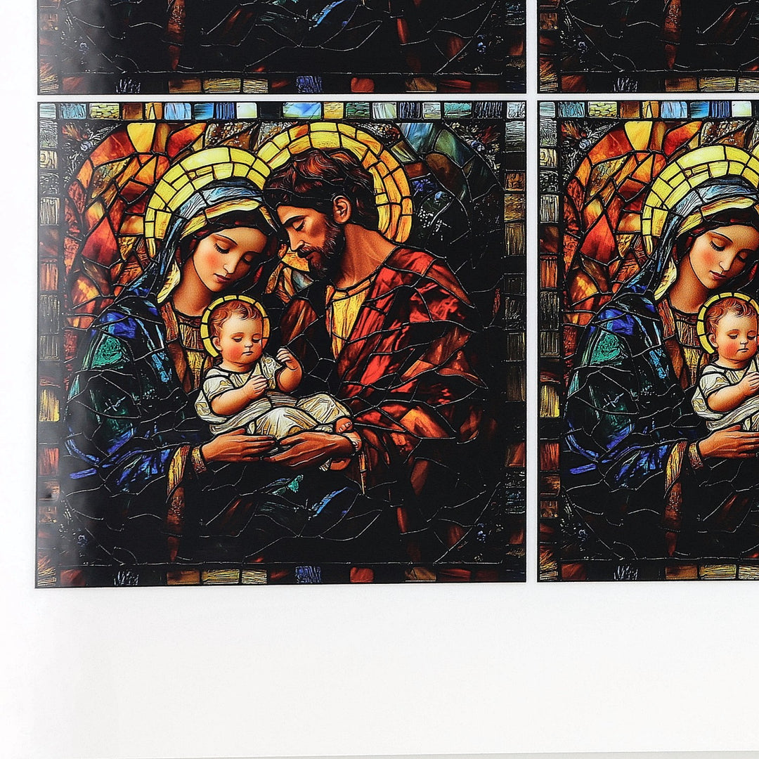PatternPly® Full Coverage Holy Family Stained Glass Medium