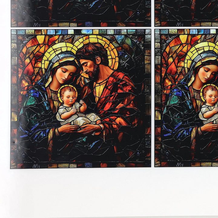 PatternPly® Full Coverage Holy Family Stained Glass Medium