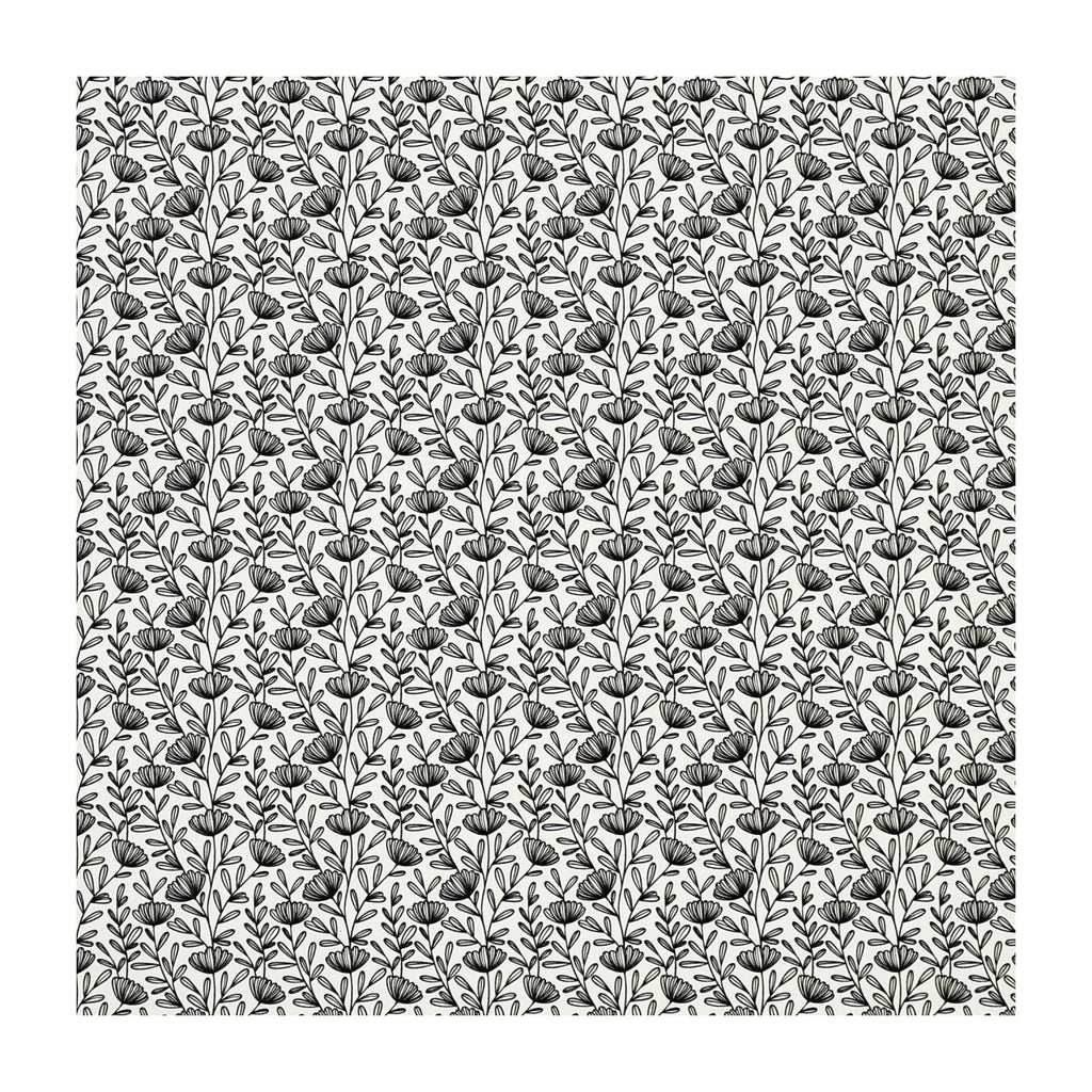 PatternPly® Full Coverage Black Dainty Garden sheet showing the pattern