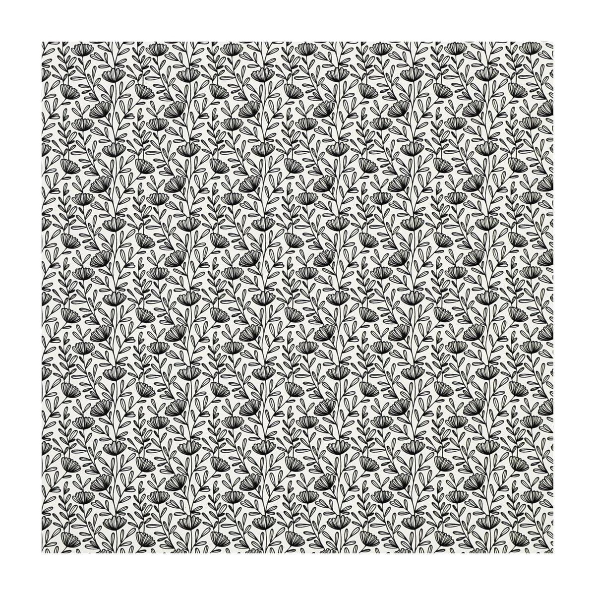 PatternPly® Full Coverage Black Dainty Garden sheet showing the pattern