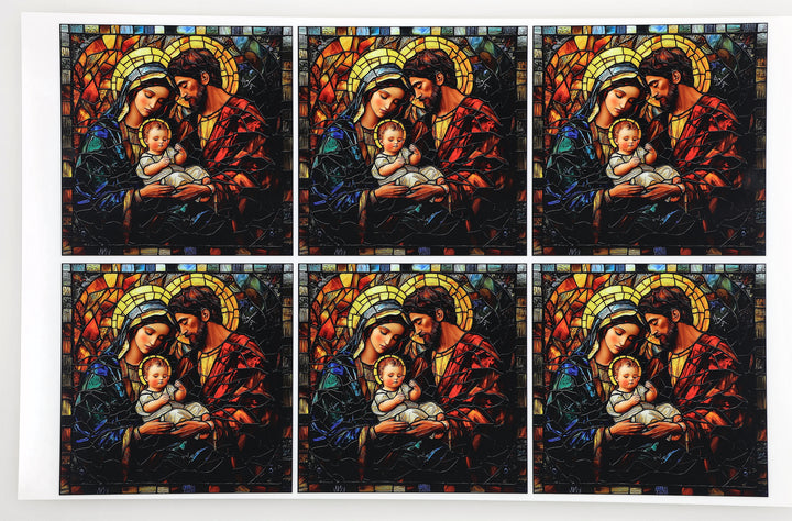 PatternPly® Full Coverage Holy Family Stained Glass Large