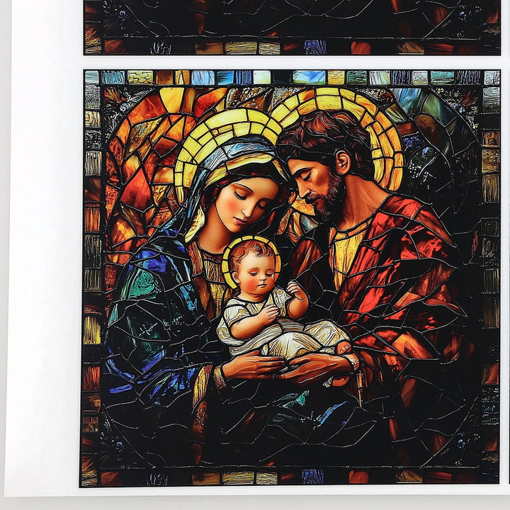 PatternPly® Full Coverage Holy Family Stained Glass Large