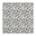 PatternPly® Full Coverage Black Peaceful Garden sheet showing the pattern